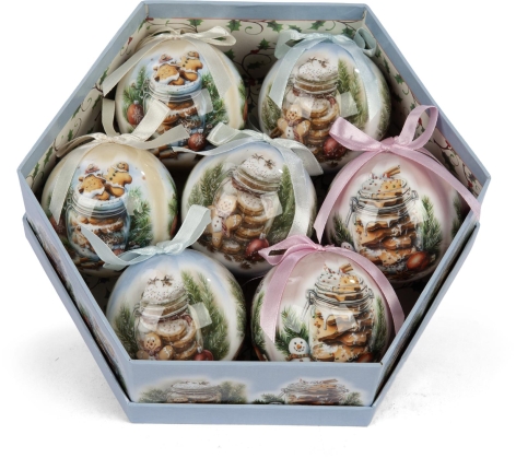 SET 7 PALLINE DI NATALE