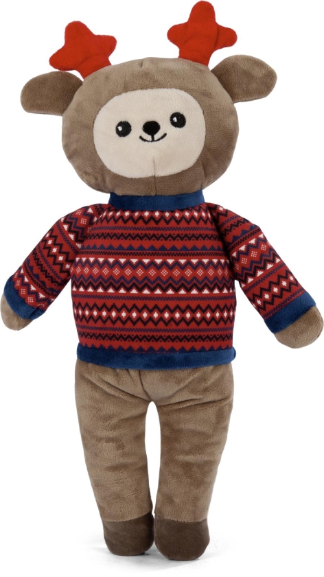 GIOCATTOLO IN PELUCHE NATALIZIO PER CANI