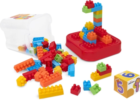 SECCHIELLO COSTRUZIONI 72 PEZZI