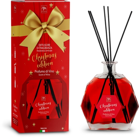 DIFFUSORE BOTTIGLIA IN VETRO ESAGONALE 700 ML