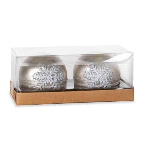 SET 3 CANDELE "GIFT CANDLES" + "CHRISTMAS BALL"