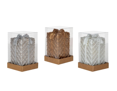 SET 3 CANDELE "GIFT CANDLES" + "CHRISTMAS BALL"