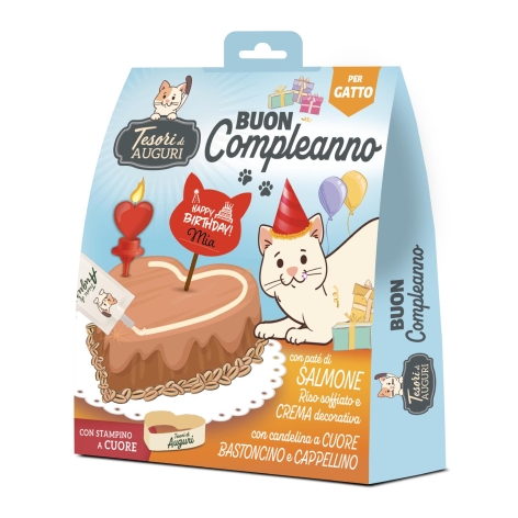 KIT BUON COMPLEANNO GATTO GR112 TDA