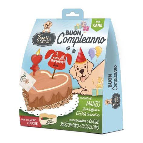 KIT BUON COMPLEANNO CANE GR117 TDA