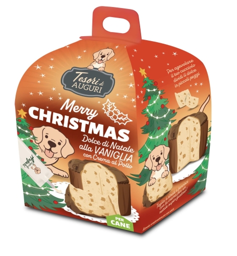 PANETTONE - MERRY CHRISTMAS CANE GR72 TDA