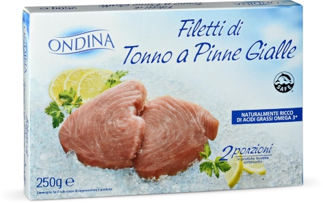FILETTI
DI TONNO
A PINNE GIALLE