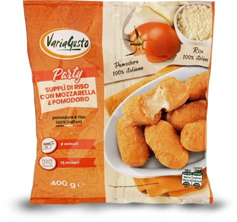 SUPPLÌ DI RISO CON MOZZARELLA E POMODORO