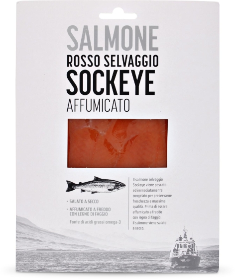 SALMONE ROSSO SELVAGGIO SOCKEYE AFFUMICATO