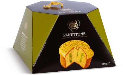 PANETTONE CON CREMA AL PISTACCHIO DI SICILIA