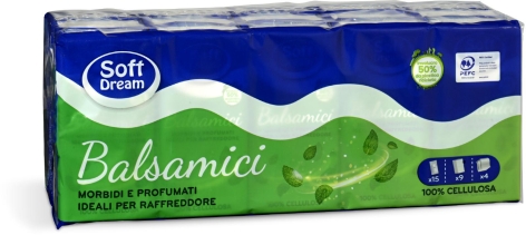 FAZZOLETTI BALSAMICI, 
15 PZ