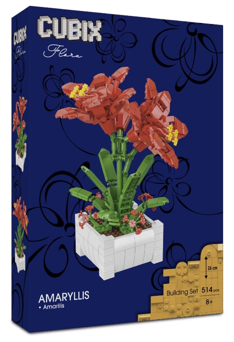 FIORI CON VASO 'CUBIX'