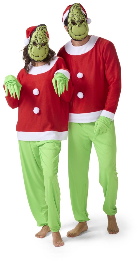 COSTUME GRINCH ADULTO/BAMBINO