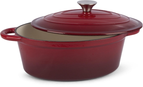 CASSERUOLA OVALE CON COPERCHIO 3,9 L