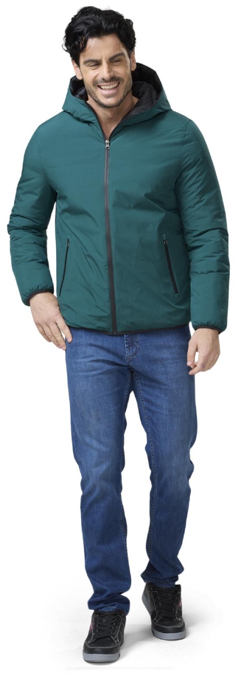 PIUMINO UOMO CON CAPPUCCIO