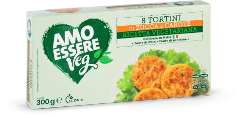 TORTINI DI ZUCCA E CAROTE, 8 pz