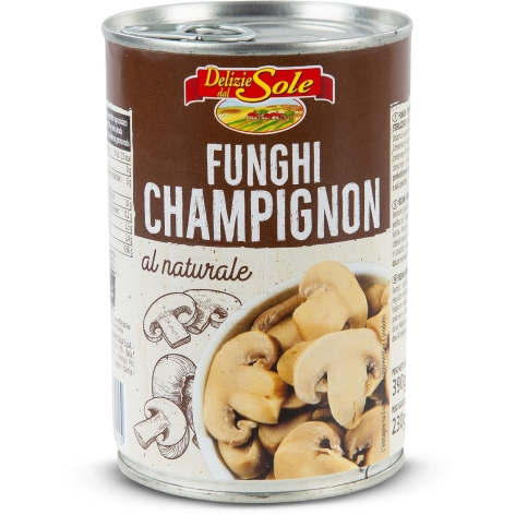 FUNGHI CHAMPIGNON AL NATURALE