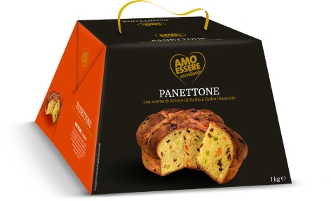 PANETTONE CON SCORZE DI ARANCE DI SICILIA E CEDRO DIAMANTE