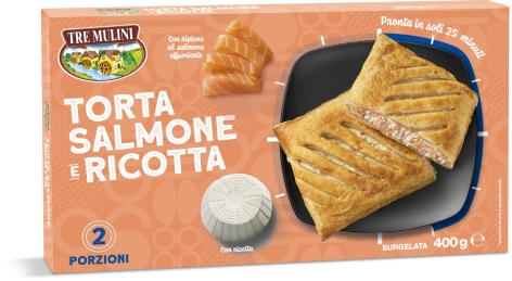 TORTA SALATA SALMONE E RICOTTA