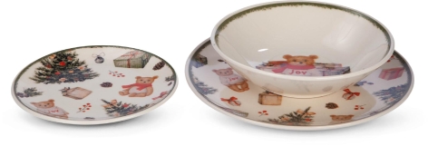 SERVIZIO TAVOLA 18 PEZZI H&H DECORO 
TEDDY BEAR