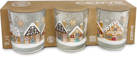 SET 3 BICCHIERI 'LINDA' 220 CC