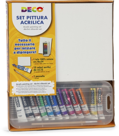 SET PER PITTURA ACRILICA 'DECO'