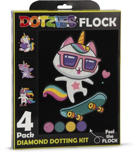 CREAZIONI 'DOTZIES FLOCK' 21X26 CM