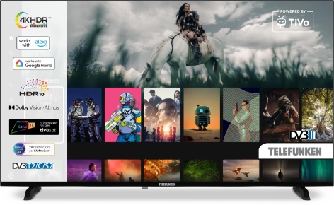 TV 43" SMART TELEFUNKEN FULL HD BORDERLESS