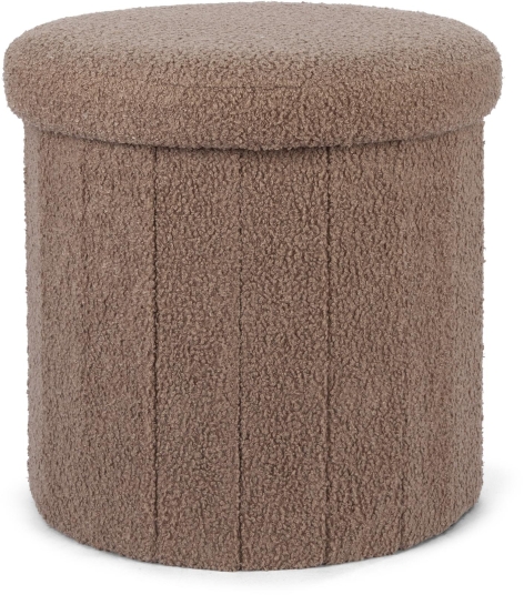 POUF CONTENITORE PIEGHEVOLE ROTONDO