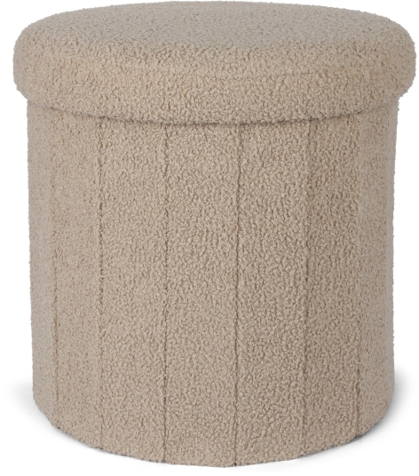 POUF CONTENITORE PIEGHEVOLE ROTONDO